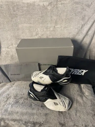 Pre-owned Balenciaga Tyrex Bicolor Sneakers Black /white Womens Size Eu 37/ Us 6.5 W