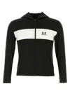 Balenciaga Black Stretch Polyester Sweatshirt In Black