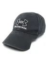 Balenciaga X Under Armour Logo Baseball Cap In Black