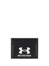 Balenciaga Card Case X Under Armour In Black