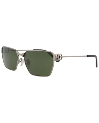 Balenciaga Unisex 63mm Sunglasses In Green