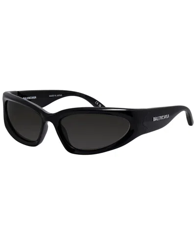 Balenciaga Unisex 65mm Sunglasses In Black