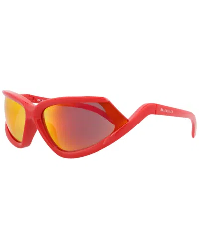 Balenciaga Unisex 71mm Sunglasses In Orange