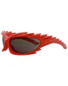 Balenciaga Unisex 78mm Polarized Sunglasses In Red