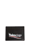 Balenciaga Cash Card Holder Accessories In Black