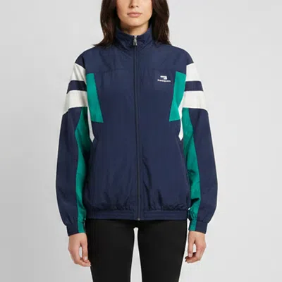 Pre-owned Balenciaga Unisex Multicolour Nylon Sporty B Tracksuit Jacket L