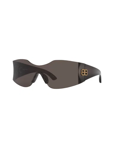 Balenciaga Unisex Rectangle Sunglasses, Bb0292s 6e000331 In Gray