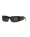 Balenciaga Unisex Rectangle Sunglasses, Bb0328s 6e000338 In Blue