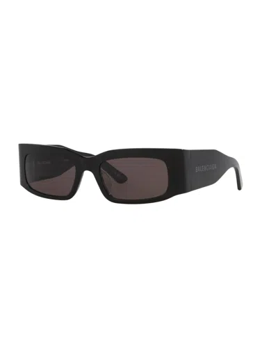 Balenciaga Unisex Rectangle Sunglasses, Bb0328s 6e000338 In Blue