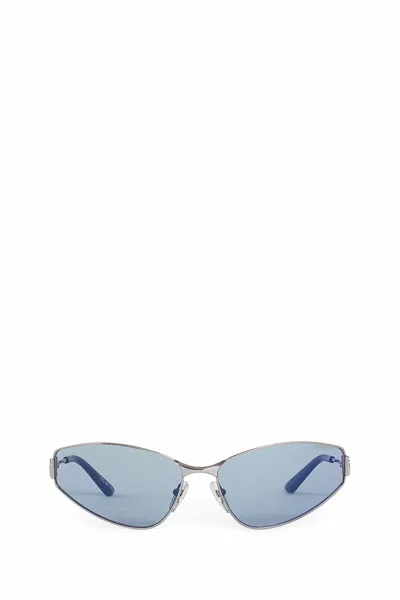 Balenciaga Unisex Silver Eyewear In Gray