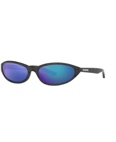 Balenciaga Unisex Small Sunglasses, Bb0007s 6e000197 In Purple