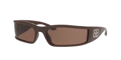 Balenciaga Unisex Sunglass Bb0458s In Brown