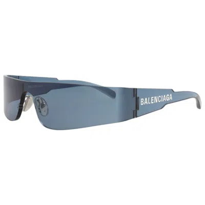 Balenciaga Unisex 99mm Sunglasses In Blue