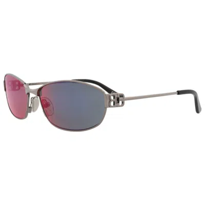 Balenciaga Unisex 65mm Sunglasses In Silver