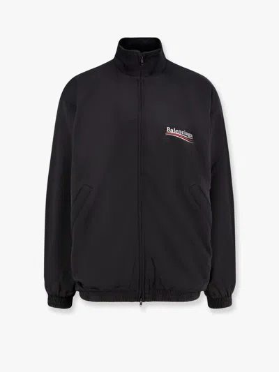 Balenciaga Unisex Sweatshirt With Logo Embroidery In Black