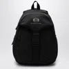 Balenciaga Unity Black Nylon Medium Backpack Men In Black
