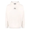 Balenciaga Unity Hoodie Wide Fit 'light Beige Black' In White