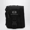 Balenciaga Unity Nylon Messenger Bag In Black