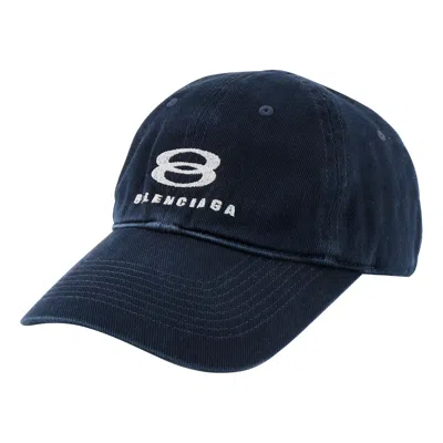 Balenciaga Unity Snowboard Ball Cap 'navy' In Blue