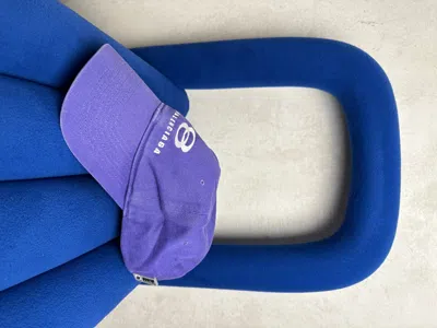 Pre-owned Balenciaga Unity Snowboard Cap L In Purple