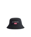 Balenciaga Unity Sport Bucket Hat In Faded Black/dark Grey