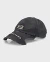 Balenciaga Unity Sports Icon Cap In 1702 Faded Black/white