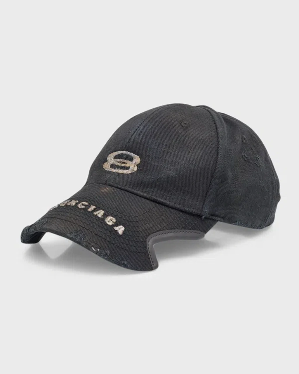 Balenciaga Unity Sports Icon Cap In 1702 Faded Black/white