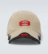 Balenciaga Beige Under Armour Edition Double Unity Cap In Neutral