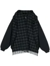 Balenciaga Unity Sports Icon Hoodie In 4021 - Deep Blueblack