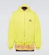 Balenciaga Unity Sports Icon Layered Oversized Hoodie In Gelb