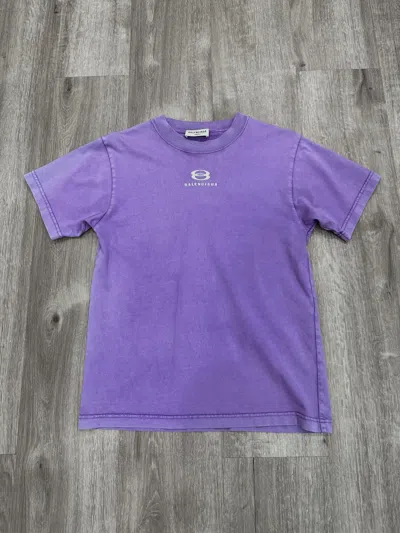 Pre-owned Balenciaga Unity Sports Icon Lilac Shirt