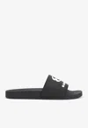 Balenciaga Rubber Slide Sandals For The Pool Men In Black