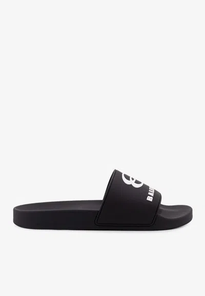 BALENCIAGA UNITY SPORTS RUBBER SLIDES