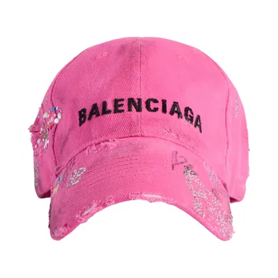 Pre-owned Balenciaga Upcycled Cap 'pink' | Men's Size M