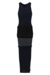 Balenciaga Black Upside Down Dress In Black