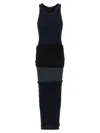 Balenciaga Black Upside Down Dress In Black