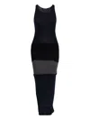 Balenciaga Black Upside Down Dress In Black