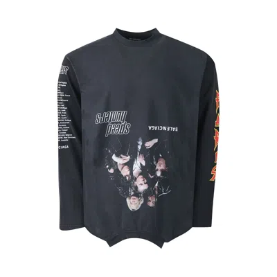 Pre-owned Balenciaga Upside Down T-shirt 'black' | Men's Size 38