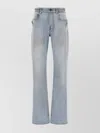 Balenciaga Urban Denim Trousers Five-pocket Design In Blue