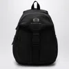 Balenciaga Unity Black Nylon Medium Backpack Men In Black