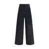 Balenciaga Men Utility Workwear Pants In Blue