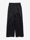 Balenciaga Cotton Unity Sports Icon Trousers In Black