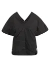 Balenciaga Deconstructed Top In Black