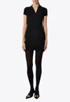 Balenciaga Ribbed Mini Dress