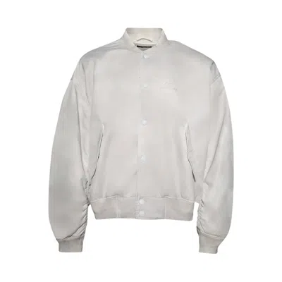 Pre-owned Balenciaga Varsity Jacket 'white' | Men's Size M