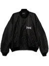 Balenciaga Men's Varsity Nylon Bomber Jacket