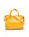 Balenciaga Velo Bag In Yellow
