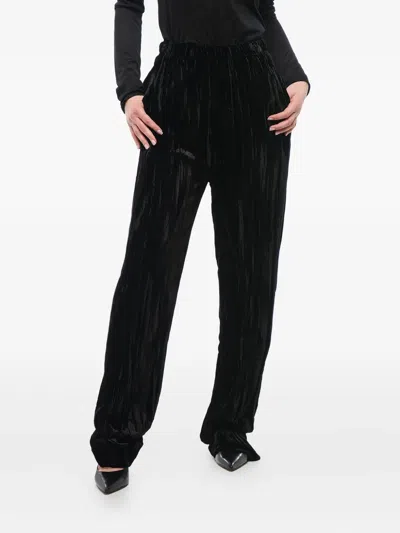 Balenciaga Velvet Flared Trousers