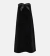 Balenciaga Maxirock Aus Samt In Schwarz