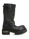 Balenciaga Woman Black Boots In Black